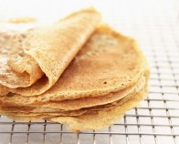 Stack of Crepes on Rack